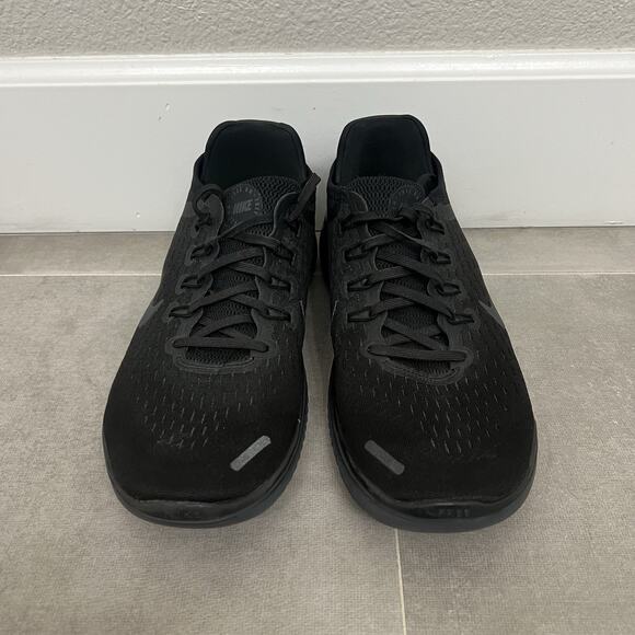Nike Free RN 2018 Men\'s Size 9 Black Running Low Top Mesh Sneakers Shoes main image 5